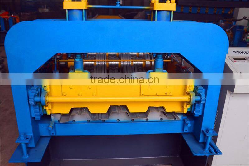 Dixin Decking floor production roll forming line /high quality deck floor machine