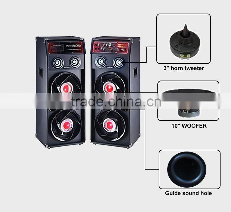 Multimedia Speaker Made in China 10Inch Powerful Wooden Speaker Box