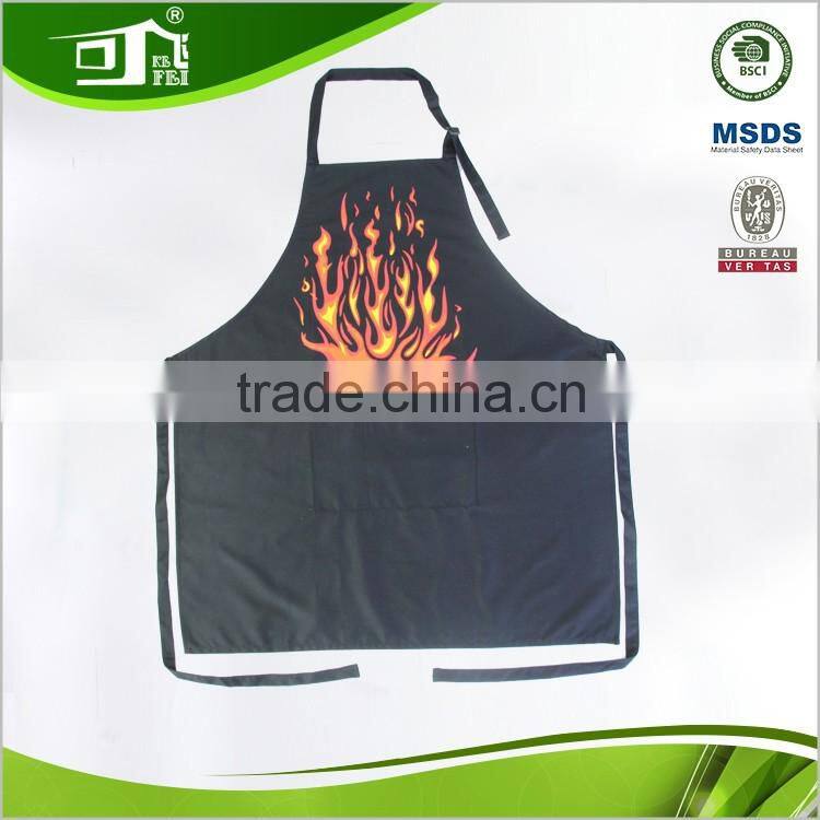 Trade Assurance Cotton and Poly Bib Bbq Apron with Print