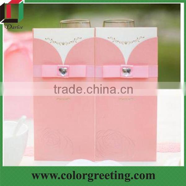 top grade extravagant ribbon elegant wedding invitation cards