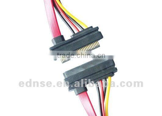 EDNSE mini SATA Data+Power Extension Cable sata power data adapter cable
