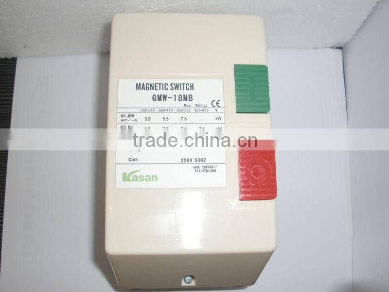 LG model magnetic starter GMW18,50/60HZ,550V