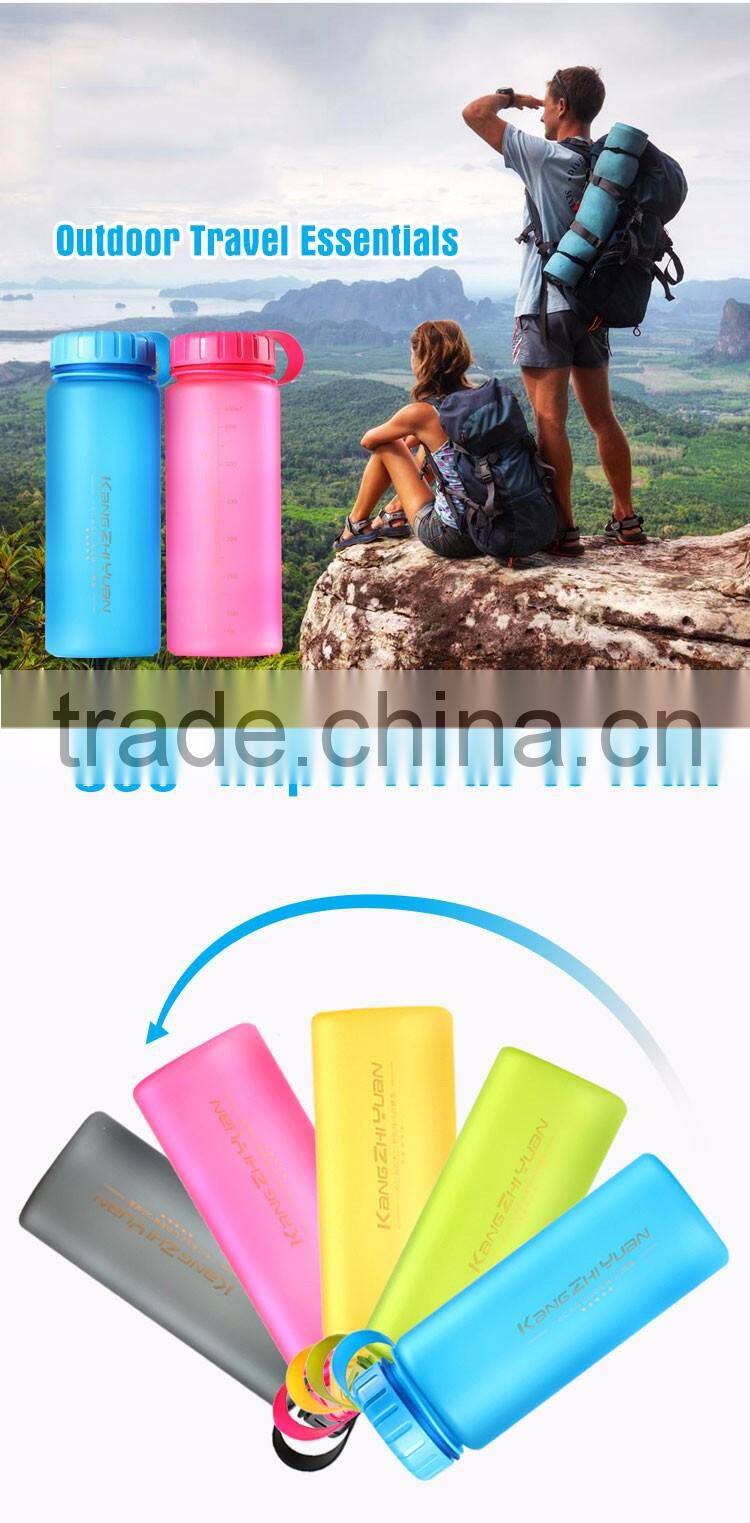 650ml Plastic Drinking Cup Self Cooling Sports Water Bottle with Lid