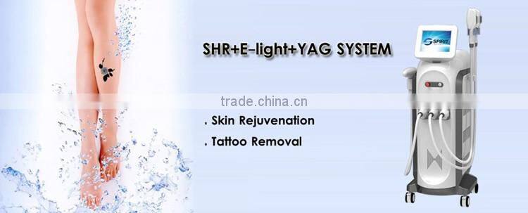 e light ipl rf nd yag laser 4 in 1/e-light ipl rf nd yag laser multifunction machine