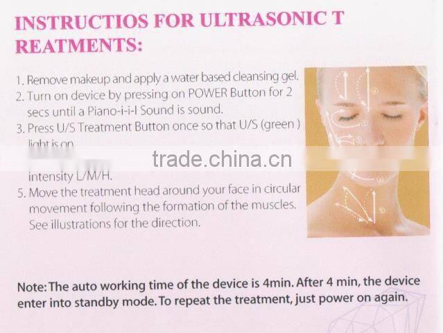2 IN 1 Ultrasonic Ion Equipment for Face Skin Care