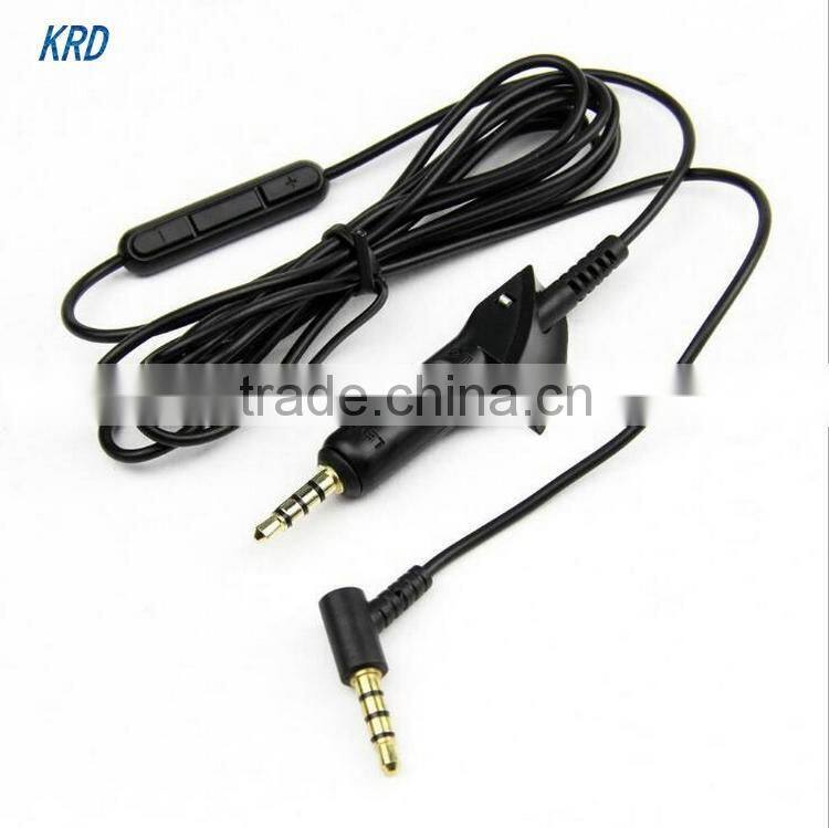 High Quality 3.5mm Replacement Audio Extension Cable Cord For Bose Quiet Comfort QC15 Headphones