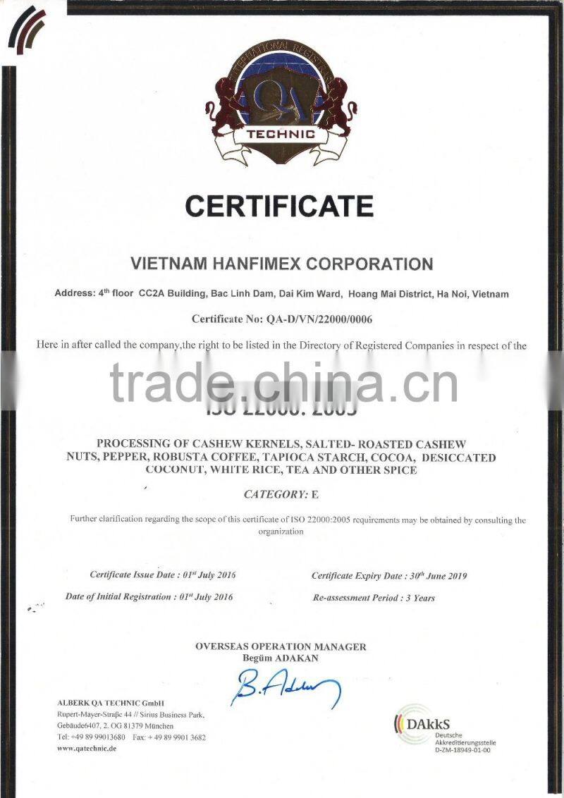 CASHEW NUTS WS /Raw cashew kernel price