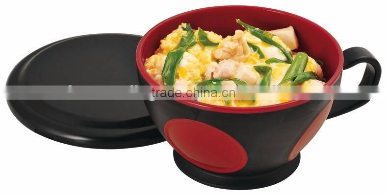 MOGMUM Soup Mug with Lid Orange Plastic