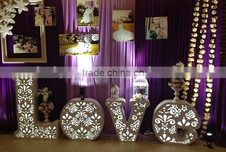 LDJ584 wedding party decorative led alphabet letters