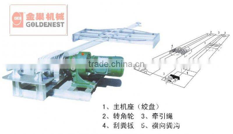 poultry eqipment sturdy and helpful manure cleaning system