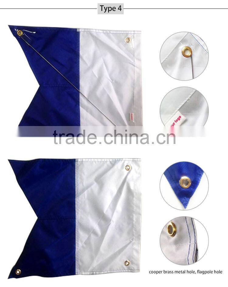 Diving flag white and red flag