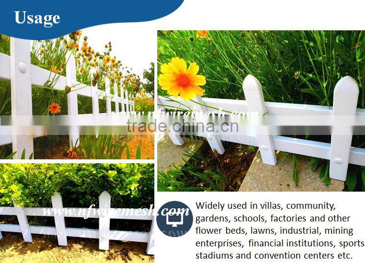 Privacy PVC Fence for Lawn/Galvanized steel tube PVC garden Fence(Guangzhou Factory)