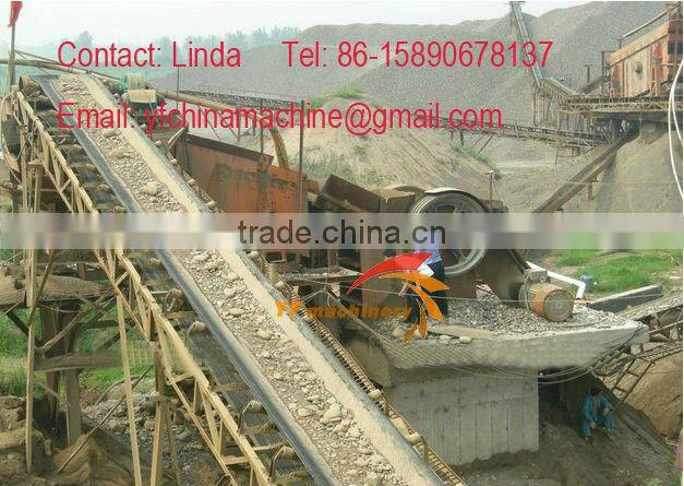 China Fire-proof belt conveyor for gravity materials convey machinery