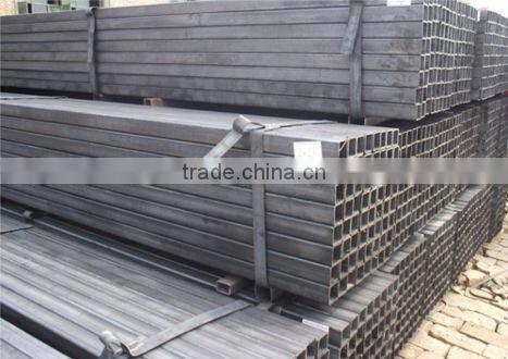 Black cold-rolled square steel pipe/tube, structural pipe/building material