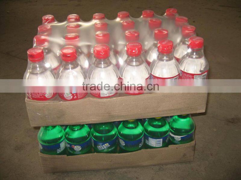 PE film wrapping shrink packing machine for bottles
