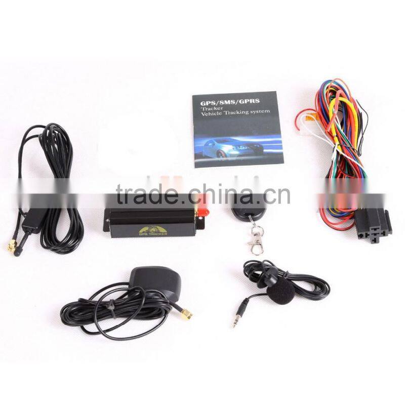 Cheap Price Google Online Software Car GPS Tracker With Remote Controller TK103B
