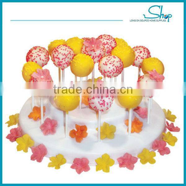 New design shenzhen guangdong wholesale kitchen LFGB plasitc display pop supplies cake stand