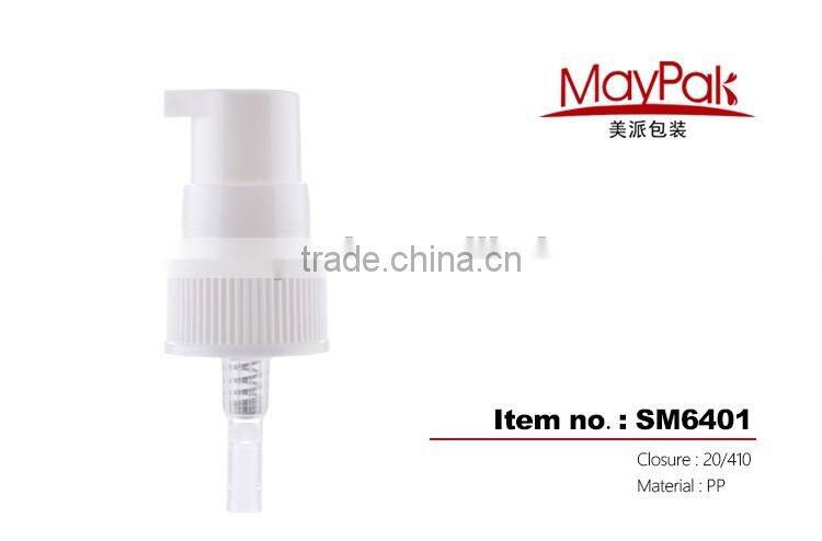 Wholesale high quality 20/410 white treatment pump with AS overcap