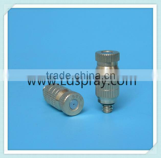 Stainless steel high pressure anti-drop misting fog fine jet spray nozzles