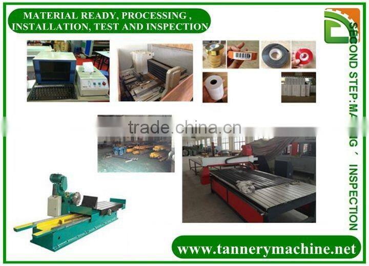 wet blue or finished dry leather stainless steel finish leather measuring machine