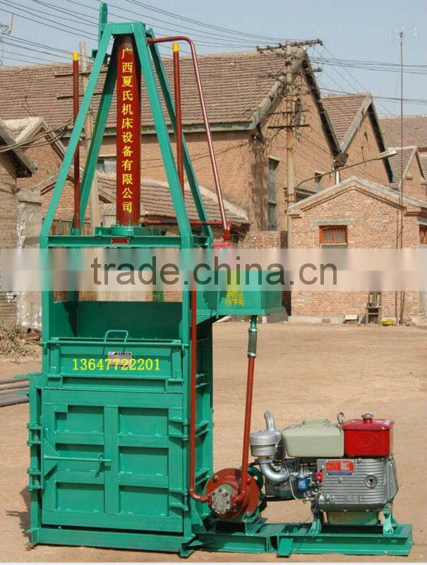 Hydraulic vertical baler machine,baling press,mini hay baler DB-10