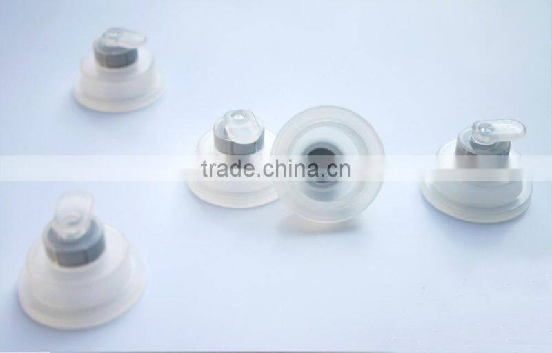 Polypropylene composite cap for plastic infusion container (ring-pull type)