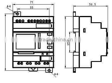 APB-22MRDL DC12V-24V 14 points digital input 8 points relay output PLC supplier plc control panel