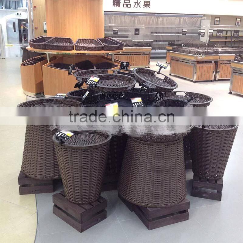 A magical display shelf to improve your high grade fruit and veg sale