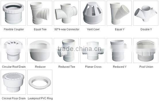 large diameter pvc pipes plastic drainage pipes