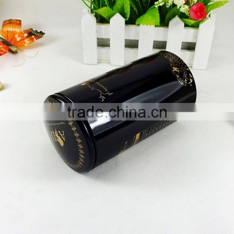Hot sale round shape coffee packaging tin can