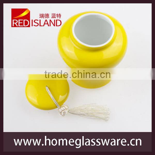 colorful ceramic Tea Canister Container Storage Jar