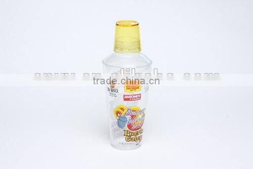 26oz Plastic PS 750ml Three-pieces Cocktail Shaker