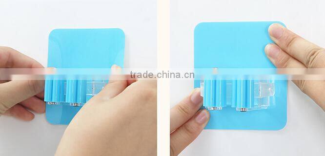 Wholesale Stock Magic Wall Suction Plastic Mop Handle Storage Holder