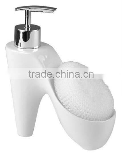 plastic pump ceramic soap dispenser