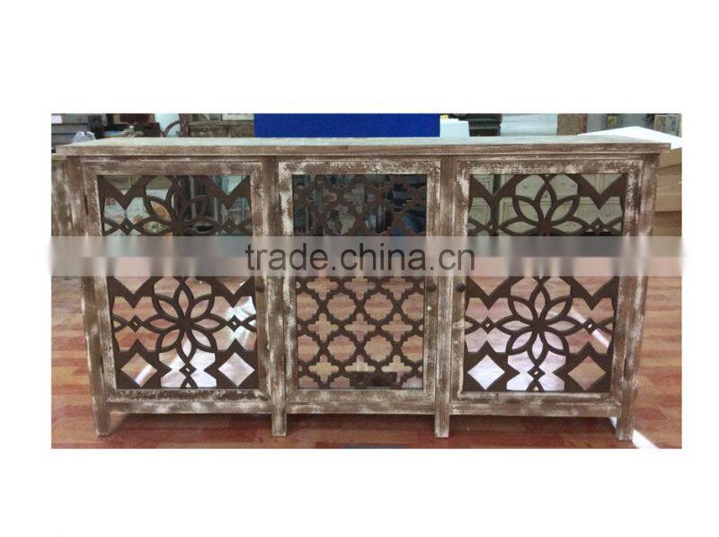 Antique wood wall canbinet