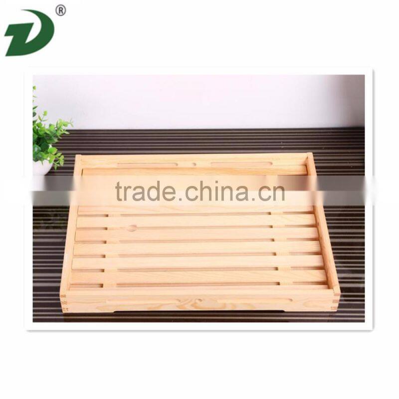 High quality new design handmade wooden bread tray