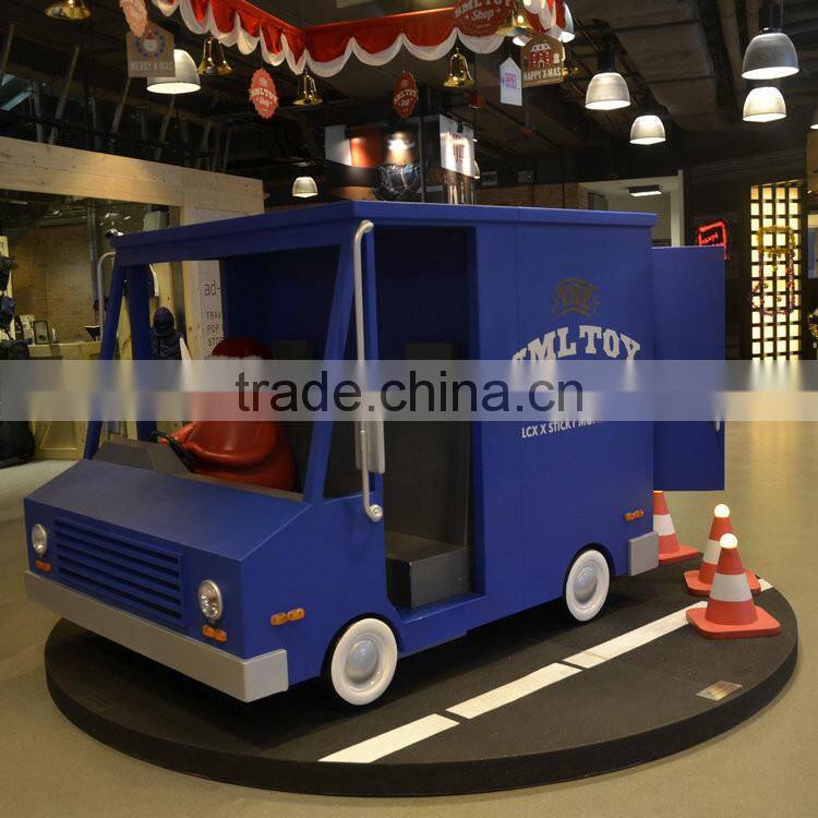 FRP display car model sculpture
