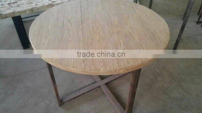 Fiberglass clay wooden look outdoor garden furniture set