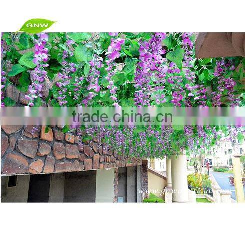 GNW FLV 07 China factory wholesale Artificial Willow Leaves Vine Garland Silk Material for Bedroom Decoration