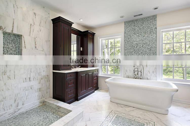 Manufaturer room decoration natural stone newest white marble tile