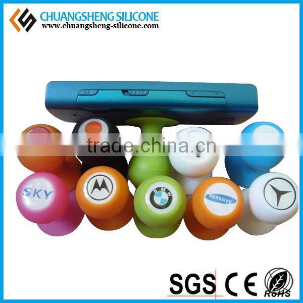 Round head octopus head silicone mobile phone holder