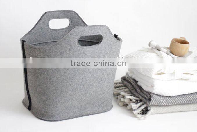 100% Industrial Felt Laundry Basket/ Felt Laundry bag (TM-FT-022)