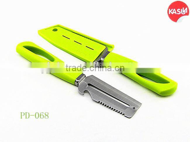 Multi-Functional Peeler Serrated vegetable peeler with cover PD-068