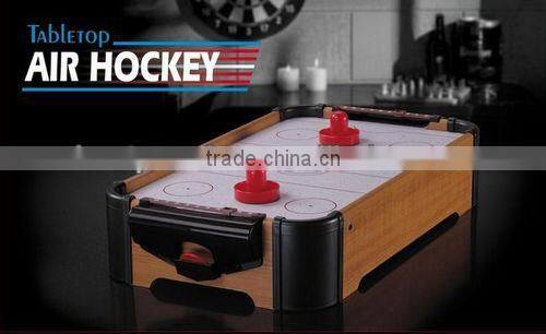 Table top Air Hockey with design on board