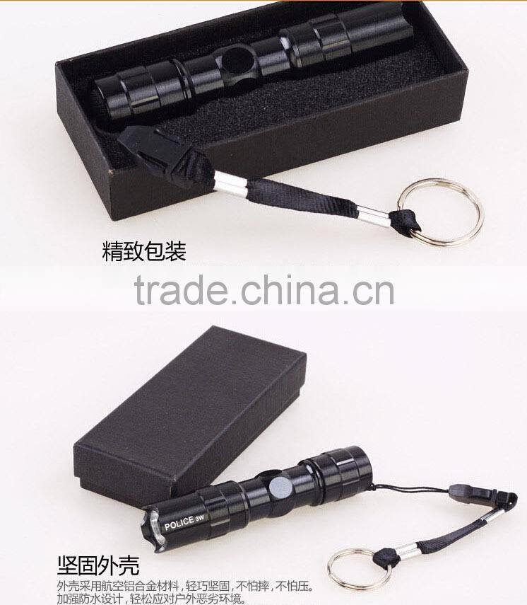 Promotion 91% off Best Quality Aluminum alloy Watwaterproof Mini LED Flashlight long distance police torch