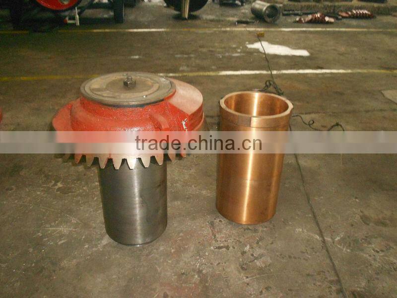 pulley spring type conical crusher for secondary crushing stage