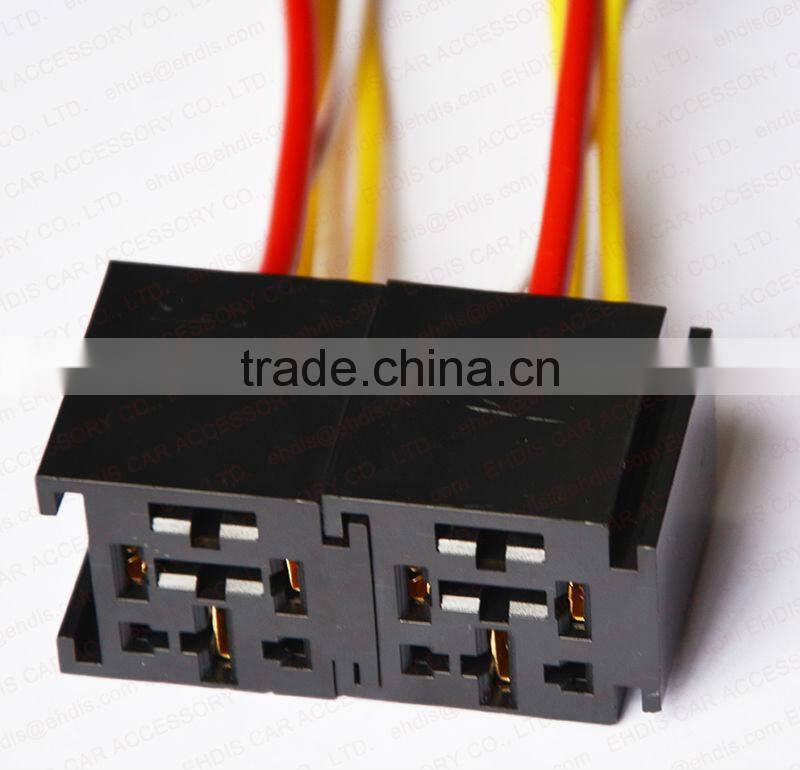 auto socket 12v 24v 36v 80A 4 pin relay socket