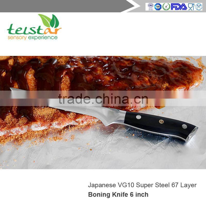 Boning Knife 6 inch - Best Quality Japanese VG10 Super Steel 67 Layer High Carbon Stainless Steel