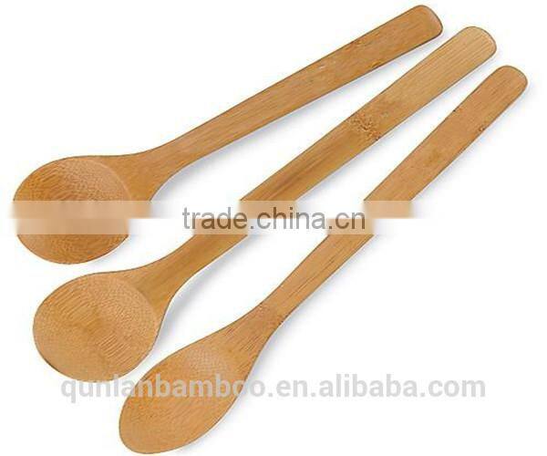 Mini Bamboo Engraved Popsicle Spoon