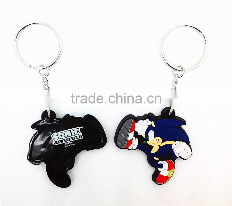 best sell factory price pvc keychain/ silicone keychain